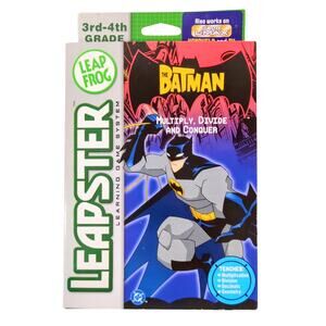 LeapFrog Leapster The Batman Multiply Divide Conquer Game 3rd 4th Grade New